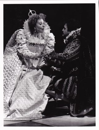 Clare Martin as Queen Elisabetta in Roberto Devereux RNCM