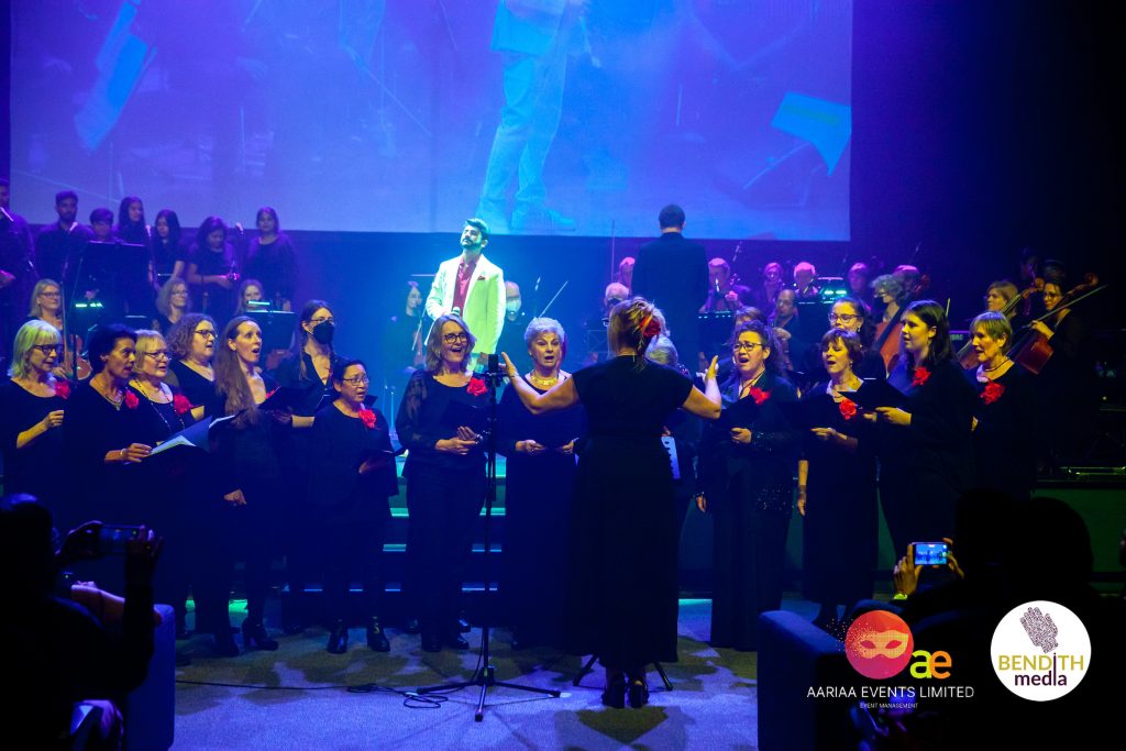 Clare conducting Belle Canto 2022